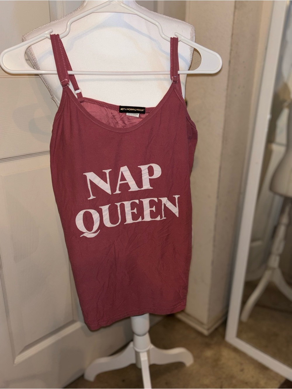 Nap Queen Women's Mauve Tank Top